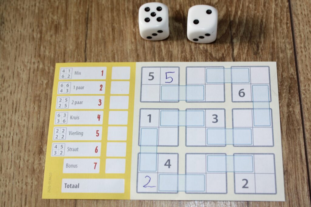 review blokken dobbelspel