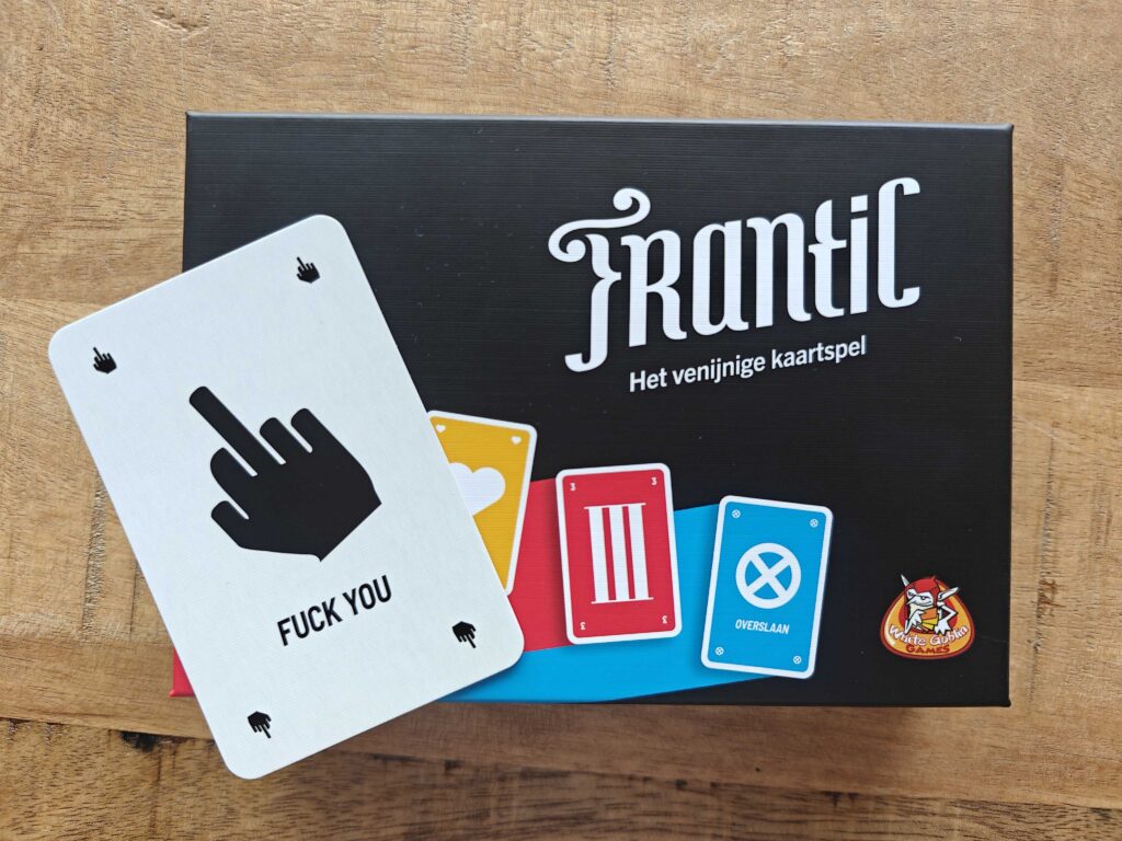 Fuck You kaart Frantic