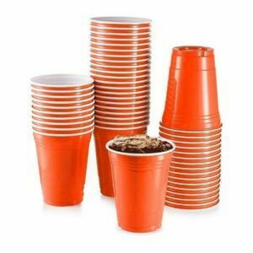 Orange Cups - 25 / 50 stuks